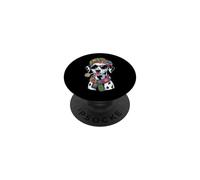 Lunettes de Soleil drôles Dalmatien Lollipop Art PopSockets PopGrip Adhésif