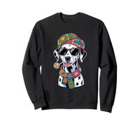 Lunettes de Soleil drôles Dalmatien Lollipop Art Sweatshirt