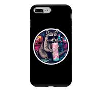 Lunettes de Soleil drôles Raton Laveur Cotton-Candy Drink Animal Meme Cool Coque pour iPhone 7 Plus/8 Plus