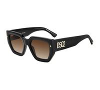 Lunettes de Soleil Dsquared2 D2 0031/S 53/21/145 BLACK/BROWN SHADED acétate unisexe D2 0031/S