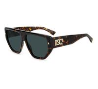 Lunettes de Soleil Dsquared2 D2 0088/S HAVANA/BLUE GREY 60/14/145 homme