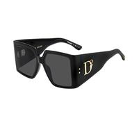 Lunettes de Soleil DSQUARED2 D2 0096/S 56/17/140 807 BLACK ACETATE FRAMES WOMAN DSQUARED2 D2 0096/S BLACK Sunglass