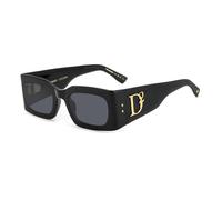 Lunettes de Soleil DSQUARED2 D2 0109/S 52/23/140 807 BLACK ACETATE FRAMES WOMAN DSQUARED2 D2 0109/S BLACK Sunglass