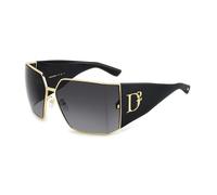 Lunettes de Soleil Dsquared2 D2 0154/S 73/16/125 ROSE GOLD/DARK GREY SHADED métal femme D2 0154/S