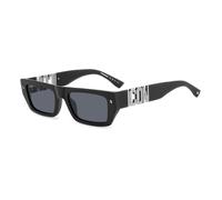 Lunettes de Soleil DSQUARED2 ICON 0011/S 54/19/145 003 MATTE BLACK ACETATE FRAMES MAN DSQUARED2 ICON 0011/S MATTE BLACK