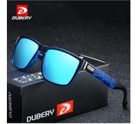 Lunettes De Soleil Dubery Homme Femme Polarisées Stylées Vintage Et Verres Polarisants Uv400 Sun Surf Sport Bleue
