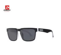 Lunettes de Soleil DUBERY Homme Femme Unisexe Wayfarer Polarisées Stylées Vintage UV400 Noire Blanc