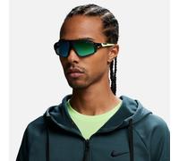 Lunettes de soleil effet miroir Nike Flyfree Noir/Vert/Lime Blast TAILLE UNIQUE