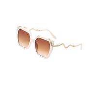 Lunettes de soleil élégantes à monture rétro avec bras en forme de serpent Protection UV400 pour homme et femme Pour voyage quotidien Grand cadre
