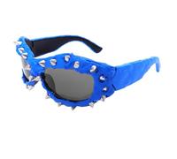 Lunettes de soleil élégantes pour filles et garçons Accessoires photo Voyage Hip Hop Shades Rivets Hip Hop Lunettes Filles Garçons Ombre
