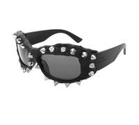 Lunettes de soleil élégantes pour filles et garçons Accessoires photo Voyage Hip Hop Shades Rivets Hip Hop Lunettes Filles Garçons Ombre
