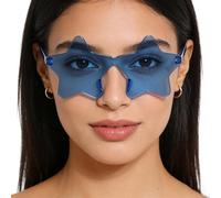 Lunettes de soleil en forme d étoile pour hommes,Lunettes de protection solaire | de Fête pour Accessoires - Pour un usage quotidien, à la plage, anniversaires, festivals de musique, concerts