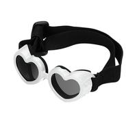 Lunettes De Soleil En Forme De Coeur Pour Chiens - Gérose Des Animaux De Compagnie | Lunettes De Soleil Avec Protection UV Pour Les Chiens D'élasticité Élevés Réglables Anti-utilisation Avec Sangle Ré
