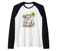 Lunettes de Soleil en Forme de cœur et Licorne - pour Vacances d'été Manche Raglan