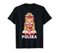 Lunettes de Soleil en Forme de cœur inspirées de la Pologne T-Shirt Graphique avec Valeur