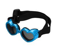 Lunettes de soleil en forme de cœur - Lunettes de soleil d'amour canine, lunettes de compagnie UV Protection | Lunettes de soleil pour chiens de petite race, lunettes de soleil pour chiens avec sangle