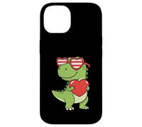 Lunettes de Soleil en Forme de Dinosaure T Rex Tenant Un cœur Coque pour iPhone 14