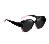 Lunettes de soleil enveloppantes - Protection UV polarisées - Lunettes de conduite élégantes pour hommes et femmes - Lunettes de soleil carrées légères à enfiler - Protection des yeux en plein air