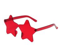 Lunettes de soleil fantaisie sans monture en forme d'étoile, unisexe, UV400