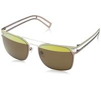 Police - Lunette de soleil S8958 Neymar Jr 4 Rectangulaire, CHAMPAGNE & BRONZE FRAME/GOLD MIRROR BROWN SPLIT LENS