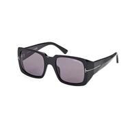 Lunettes de soleil femme TOM FORD RYDER-02 FT 1035-N - Carré - Shiny Black/Dark Grey - Verres gris