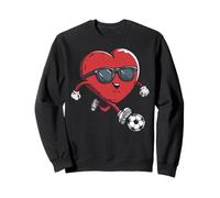 Lunettes de Soleil Football Heart Player Team Saint-Valentin Sweatshirt