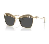 Lunettes de soleil, Forme carrée, SK7040, Ton doré OS