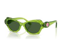 Lunettes de soleil, Forme coussin, SK6050, Vertes OS