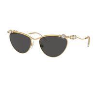 Lunettes de soleil, Forme ovale, SK7017, Ton doré OS