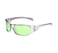 Lunettes de soleil futuristes pour filles - Verres vintage - Pour adolescentes - Tendance hip-hop - Discothèque - Lunettes de soleil pour adultes et adolescents - Lunettes de soleil punk pour homme -
