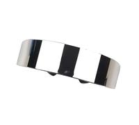 Lunettes de soleil futuristes - Visière | Verres UV400 sans monture | Design argenté miroir | Lunettes de fête tendance pour homme et femme | Lunettes de protection | Pour festivals, techno