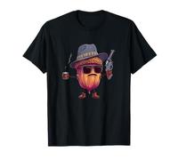Lunettes de Soleil Gland avec Chapeau et Pistolet Costume T-Shirt