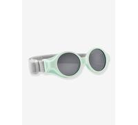 BÉABA, Lunettes de soleil pour bébé 0-9 mois, Protection 100% UV - CAT 4, Protection Latérale, Confort Optimal, Bandeau élastique ajustable, Vert d'eau