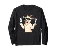 Lunettes de Soleil Goat 67 Meme Humour Amoureux des Animaux Manche Longue