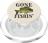 Lunettes de Soleil Gone Fishing Bass Fish Fisherman Men Women Kids PopSockets PopGrip pour MagSafe