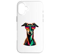 Lunettes de Soleil Greyhound Dog Italian Greyhounds Coque pour iPhone 16 Plus