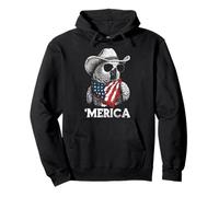 Lunettes de Soleil Gris Africain Chapeau Cowboy Drapeau américain Bandana Sweat à Capuche