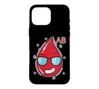 Lunettes de Soleil Groupe sanguin AB Coque pour iPhone 16 Pro Max