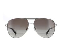 Lunettes De Soleil GU00027 10B Brillant Nickelé Fumé Dégradé