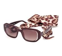 Lunettes de soleil Guess en plastique rouge