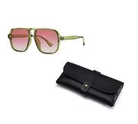 Lunettes De Soleil Guess Femme Soldes, Lunettes De Soleil Guess, Lunettes Carrées, Livré Avec Un Étui À Lunettes Noir