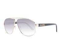 Lunettes De Soleil Guess GF6145 32B 61Mm - Or/Noir/Gris Dégradé Pilote