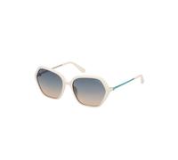 Lunettes de Soleil Guess GU00134 55/16/140 21P shiny white INJECTED SUNGLASSES WOMAN Guess GU00134 shiny white Sun glasses 55 16