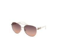 Lunettes de Soleil Guess GU00158 61/15/130 32B shiny pale gold METAL SUNGLASSES WOMAN Guess GU00158 shiny pale gold Sun glasses 61