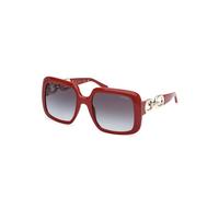 Lunettes de Soleil Guess GU00161 56/21/140 66B shiny dark red INJECTED SUNGLASSES WOMAN Guess GU00161 shiny dark red Sun glasses 56