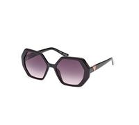 Guess Femme GU7879 74T Lunettes de soleil Injecté Rose Rouge Géométrique Normale Ombré