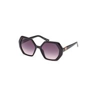 GUESS GU7879 Lunettes de Soleil, Shiny Black, 54 Unisex