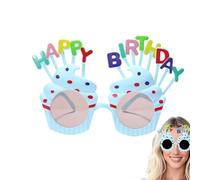 Lunettes de soleil Happy Birthday pour - Lunettes d'anniversaire - Décoration de fête d'anniversaire - Lunettes pour adultes et - Accessoires photo d'anniversaire