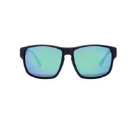 Lunettes de soleil - Hawkers - Faster Raw - Monture noire mate - Verres miroir verts/bleus - Unisexe