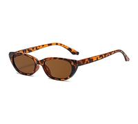 Lunettes de soleil hip-hop design petit cadre œil de chat 2025 ombre de photographie de rue en plein air (couleur : A, taille : moyen), H, Taille unique